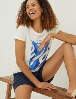 FatFace Mcs Underwater Graphic T-Shirt|Women Tops & T-Shirts
