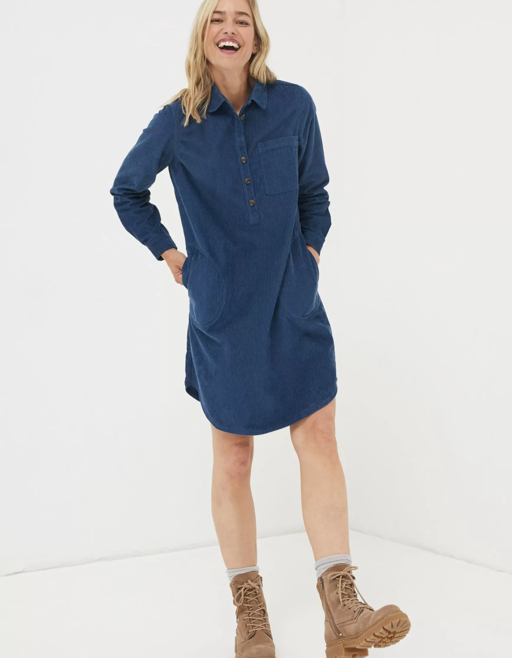 FatFace Micky Cord Dress|Women View All