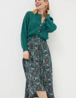FatFace Millie Mirrored Midi Skirt|Women Skirts