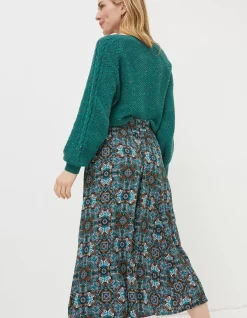 FatFace Millie Mirrored Midi Skirt|Women Skirts