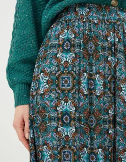 FatFace Millie Mirrored Midi Skirt|Women Skirts