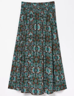 FatFace Millie Mirrored Midi Skirt|Women Skirts