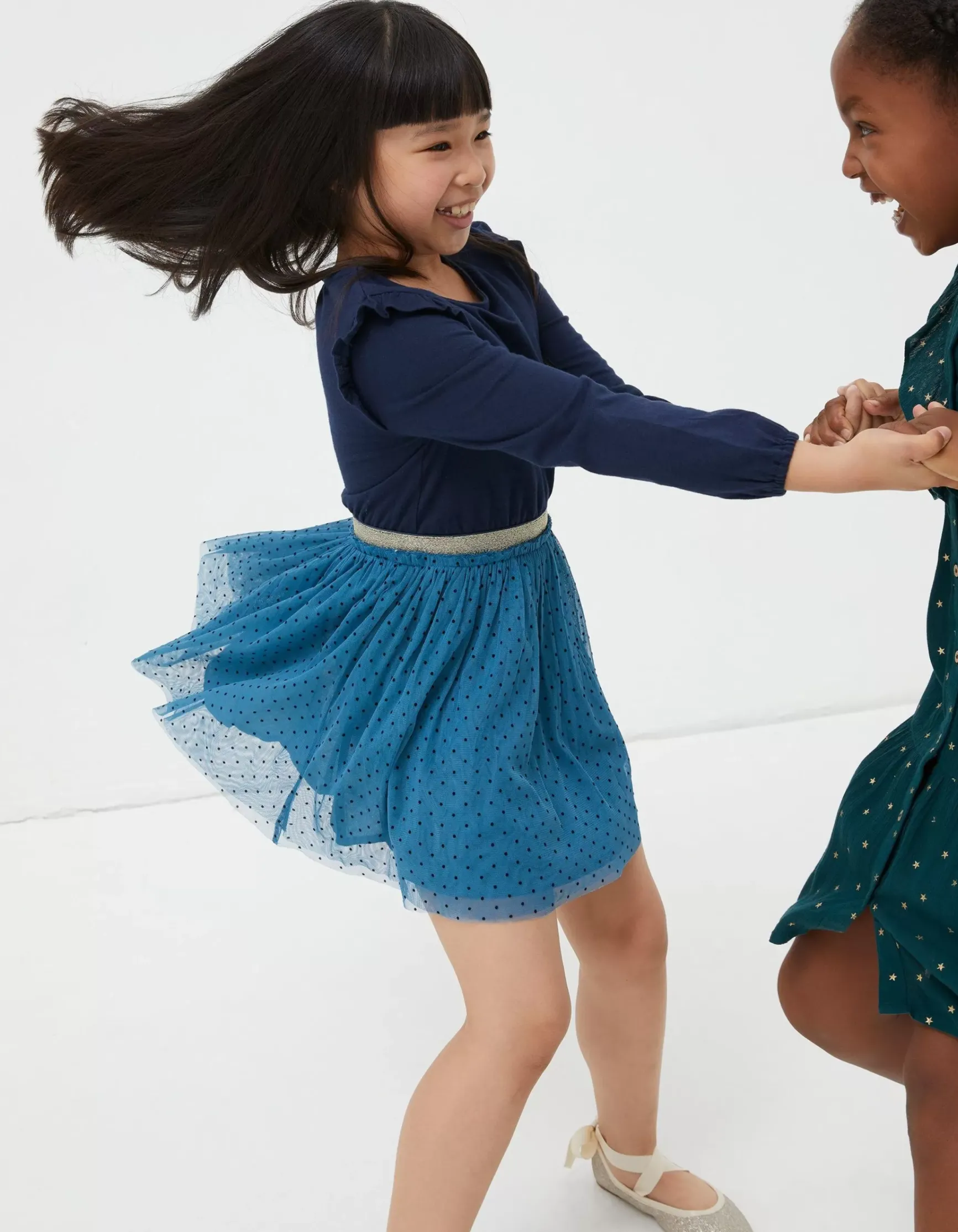 FatFace Millie Tulle Spot Dress|Girls View All
