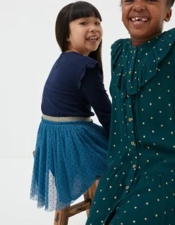 FatFace Millie Tulle Spot Dress|Girls View All
