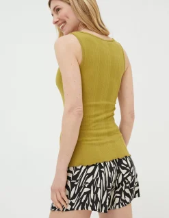 FatFace Milly Rib Vest|Women Tops & T-Shirts