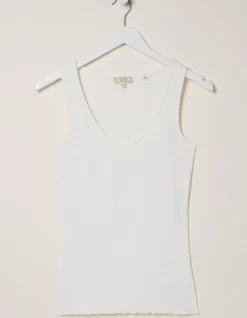 FatFace Milly Rib Vest|Women Tops & T-Shirts