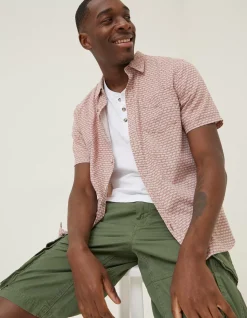 FatFace Mini Geo Print Shirt|Men Shirts