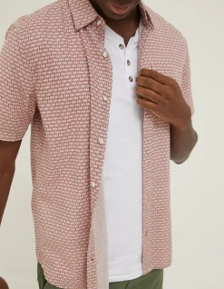 FatFace Mini Geo Print Shirt|Men Shirts