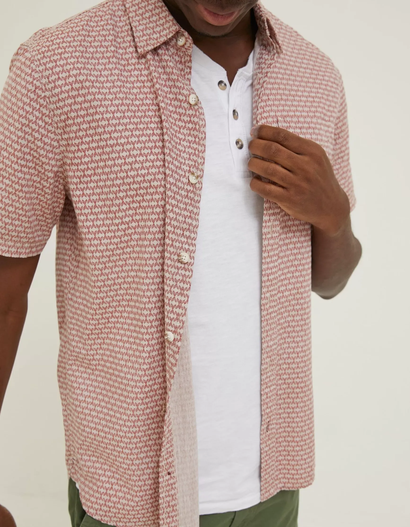 FatFace Mini Geo Print Shirt|Men Shirts