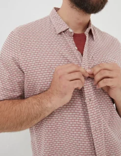 FatFace Mini Geo Print Shirt|Men Shirts