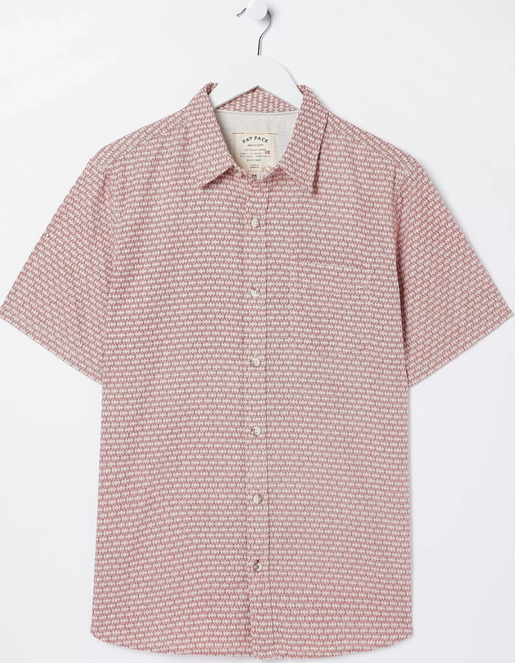 FatFace Mini Geo Print Shirt|Men Shirts