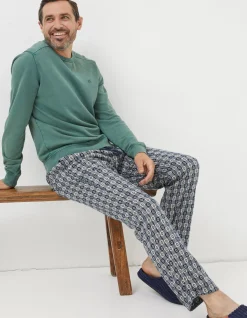 FatFace Mini Jacquard Light Pyjama Bottoms|Men View All