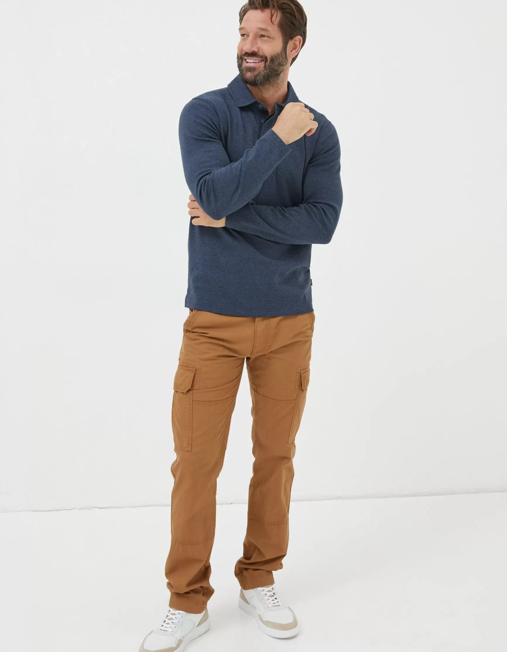 FatFace Mini Texture Polo Shirt|Men View All