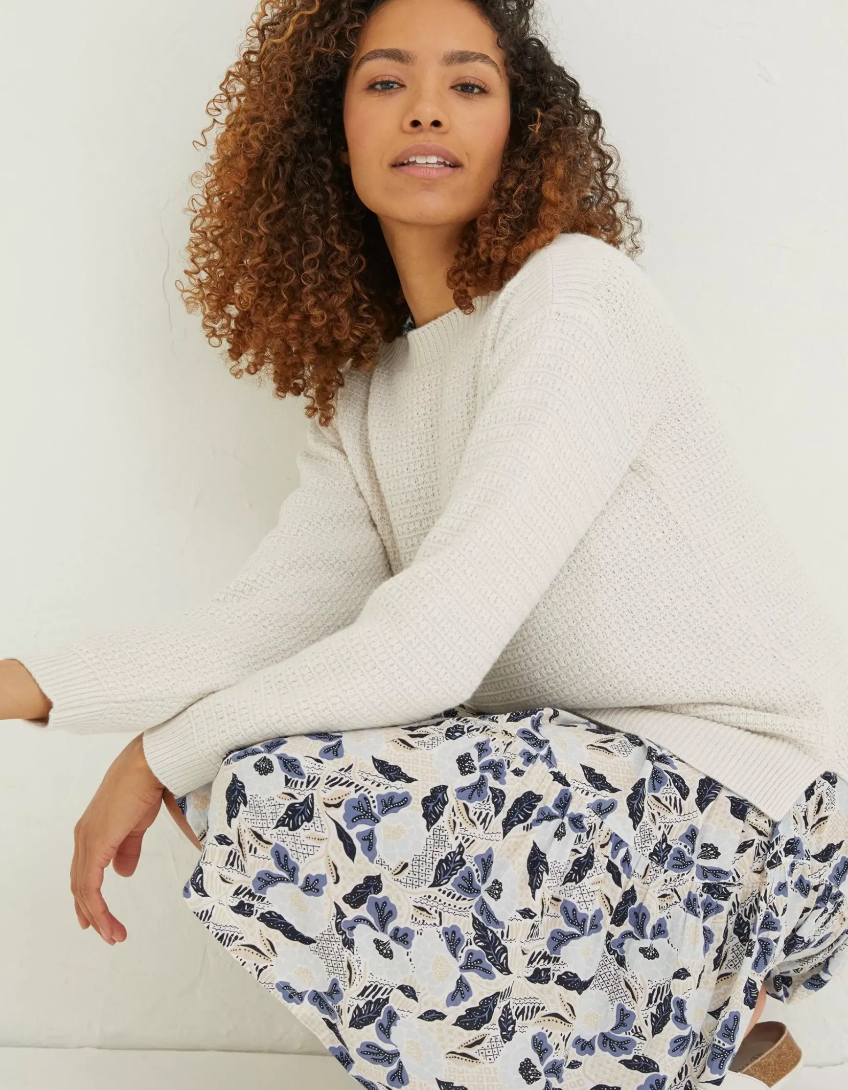 FatFace Mollie Boat Neck Jumper|Women Knitwear
