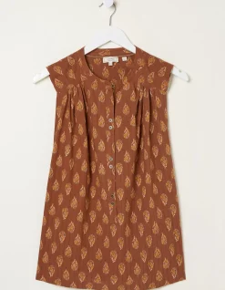 FatFace Morgan Woodblock Cami Top|Women Shirts & Blouses