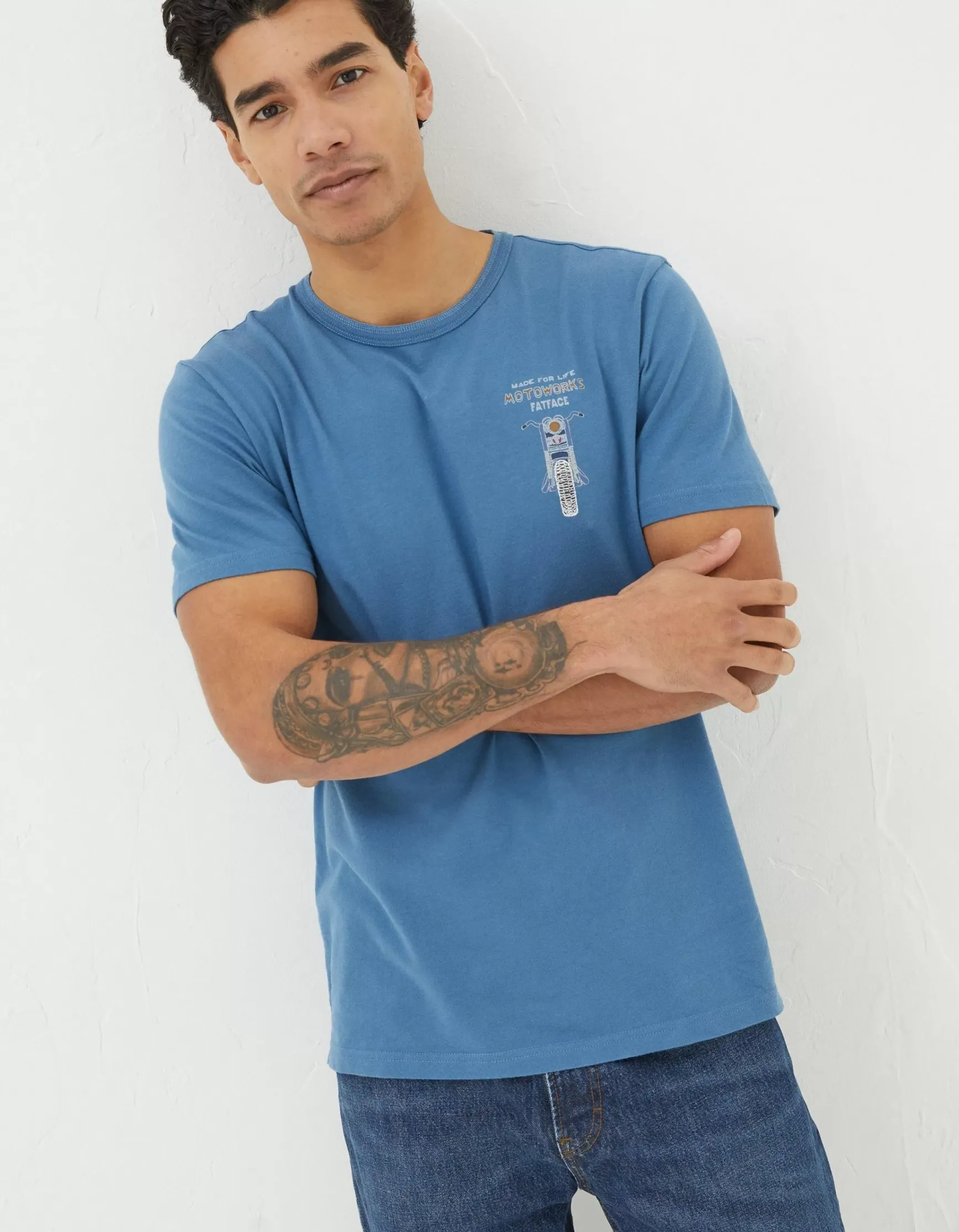 FatFace Motoworks T-Shirt|Men View All