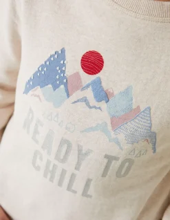 FatFace Mountains Crew Sweatshirt|Girls View All