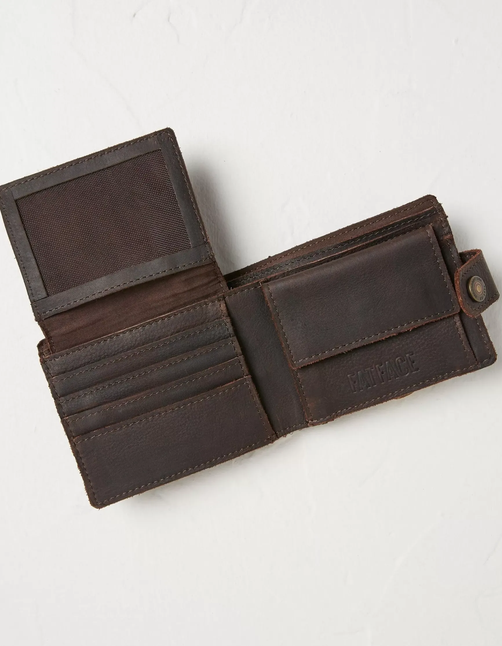 FatFace Multi Compartment Leather Wallet|Men View All