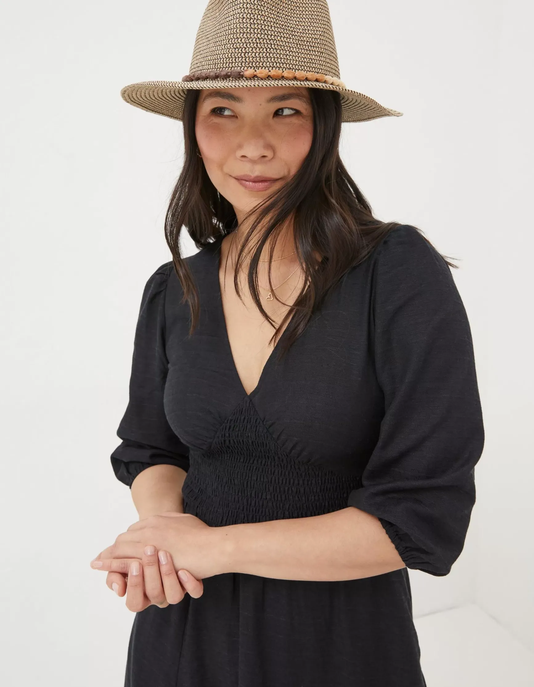 FatFace Multi Weave Fedora Hat|Women View All