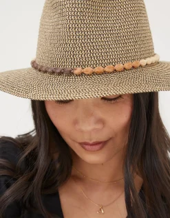 FatFace Multi Weave Fedora Hat|Women View All
