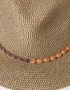 FatFace Multi Weave Fedora Hat|Women View All