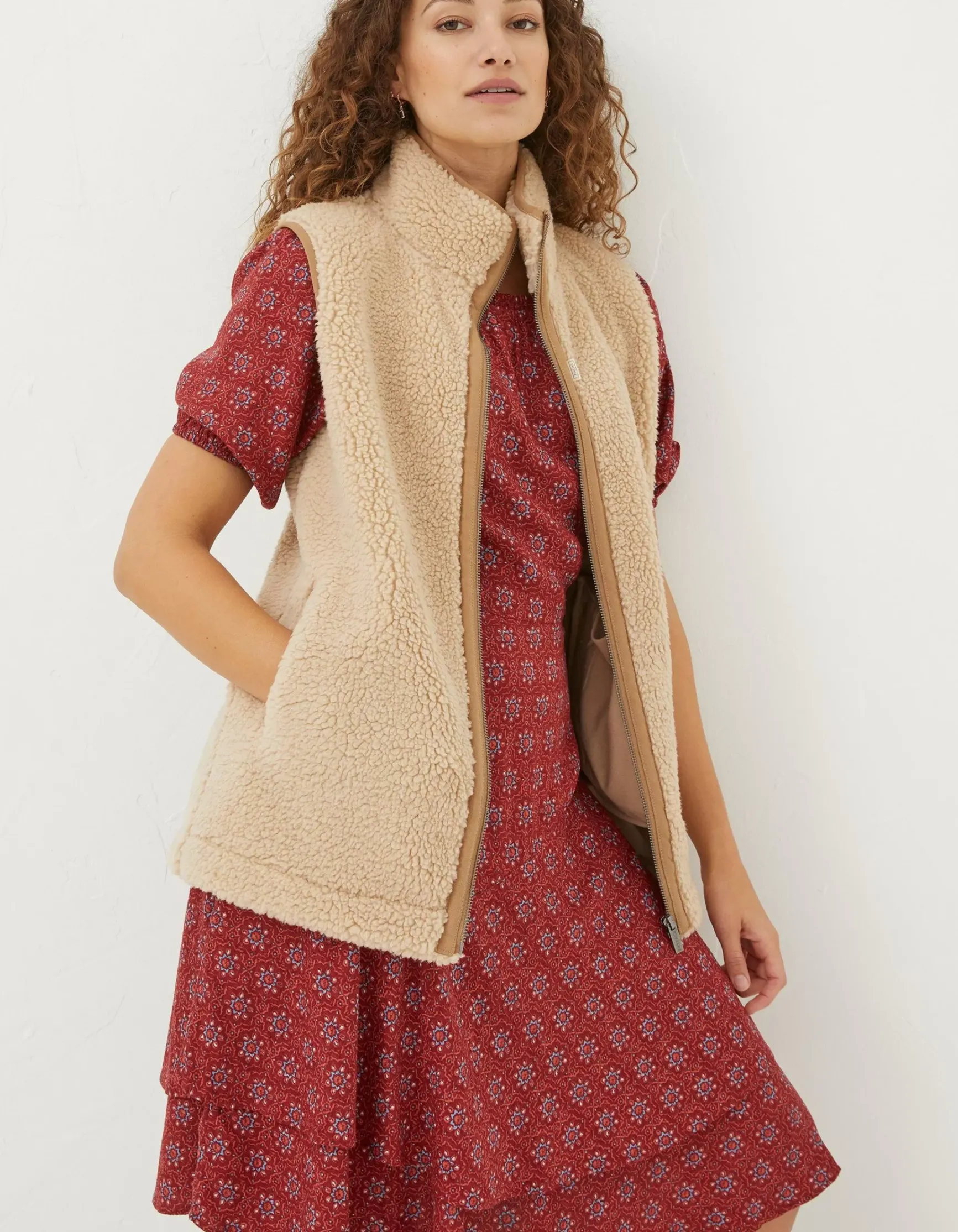 FatFace Murphy Fleece Gilet|Women Sweatshirts & Hoodies