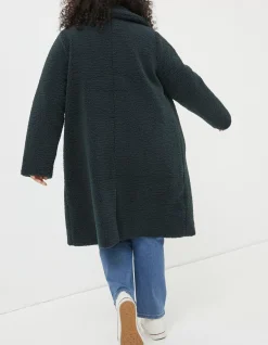 FatFace Mylah Teddy Longline Coat|Women Coats & Jackets