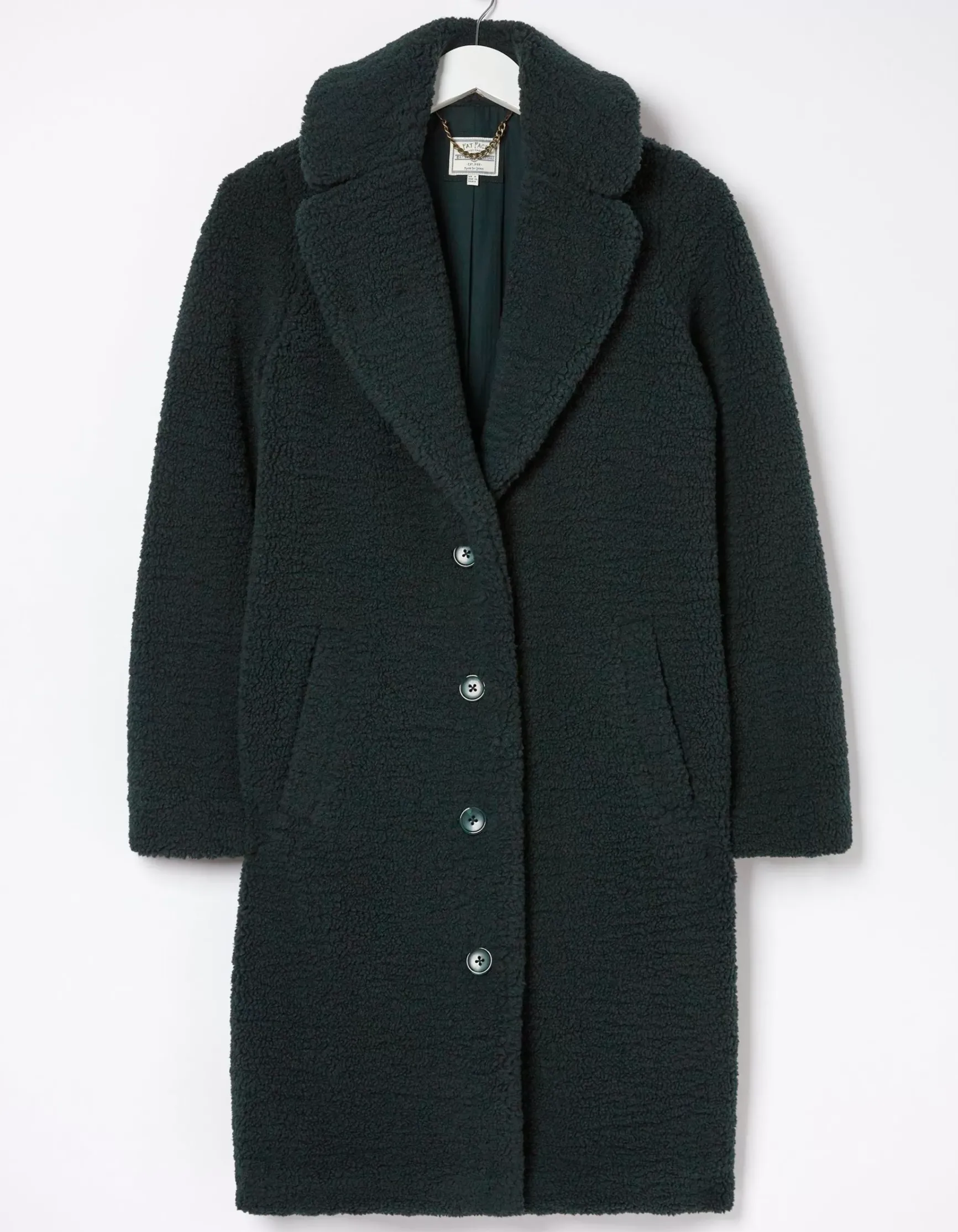 FatFace Mylah Teddy Longline Coat|Women Coats & Jackets