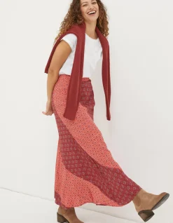 FatFace Naomi Craft Geo Midi Skirt|Women Skirts