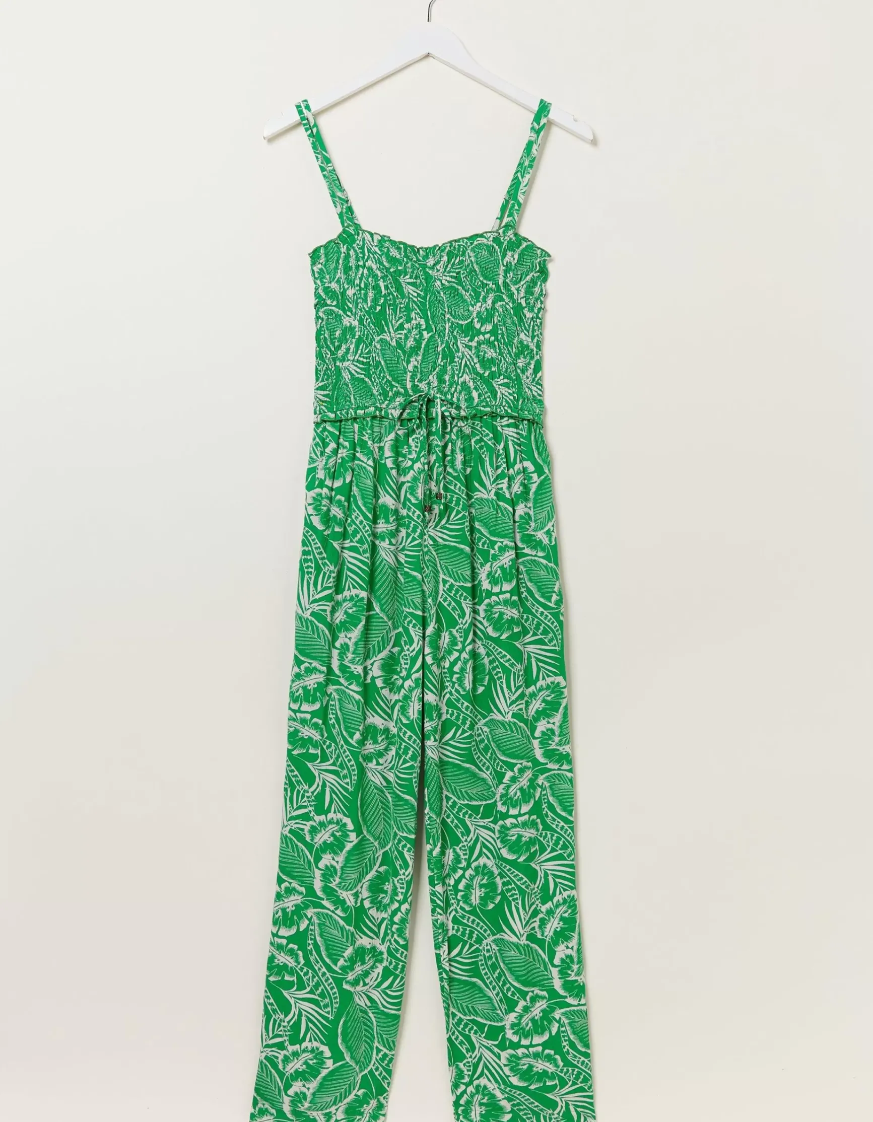 FatFace Natalie Tropical Leaf Jumpsuit|Women Jumpsuits & Playsuits