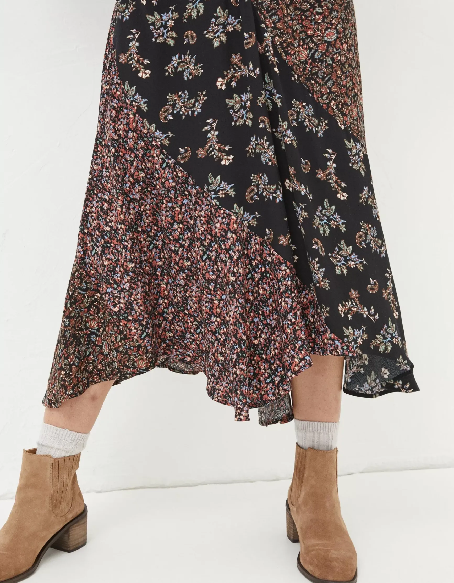 FatFace Nate Craft Floral Midi Dress|Women Dresses