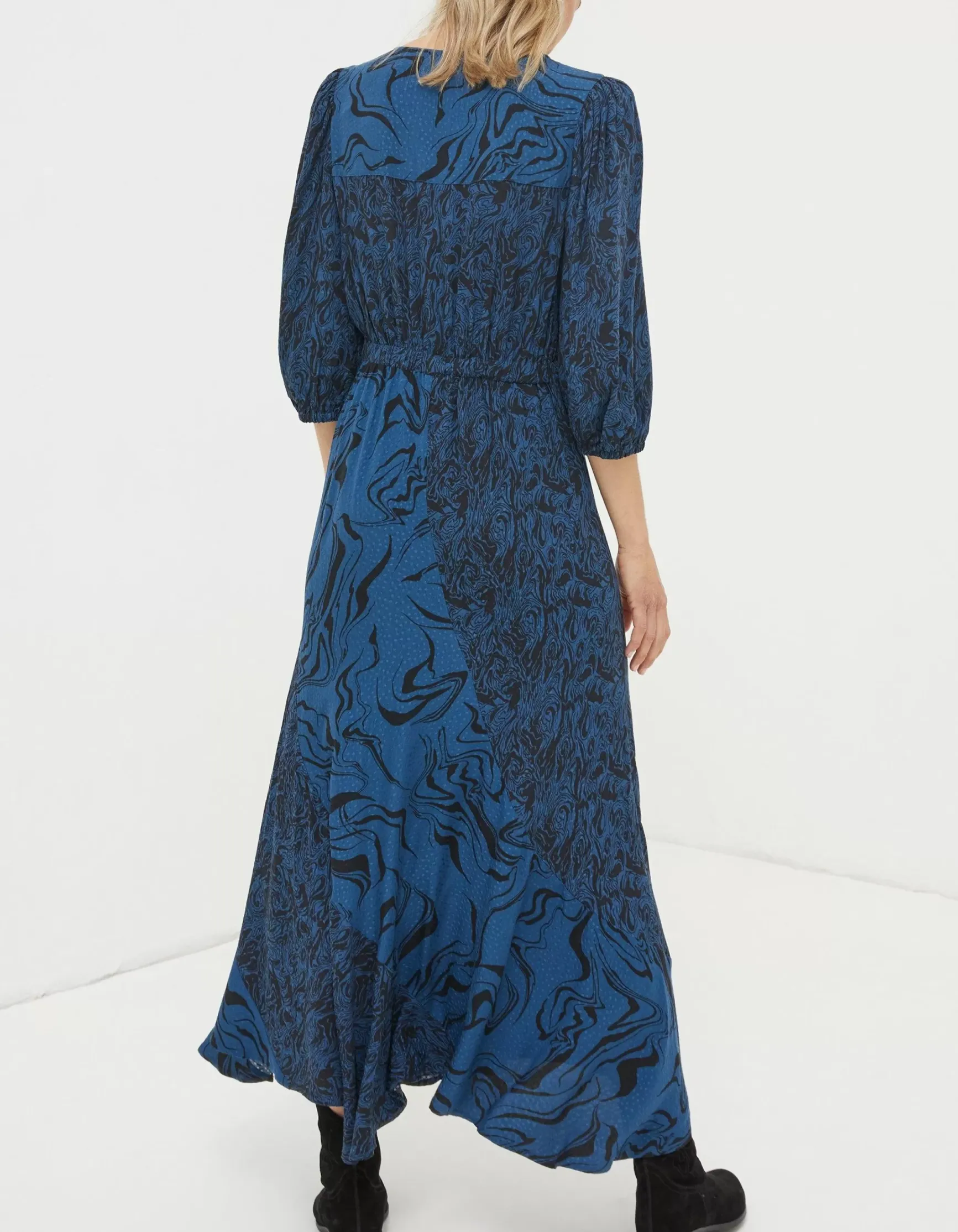 FatFace Nate Marble Patch Midi Dress|Women View All