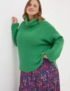 FatFace Nellie Boxy Roll Neck Jumper|Women View All