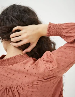 FatFace Nellie Broderie Blouse|Women Shirts & Blouses