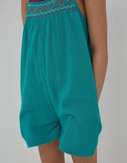 FatFace Nellie Embroidered Playsuit|Girls View All