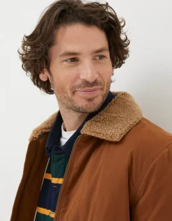 FatFace Newlyn Cotton Bomber Jacket|Men View All
