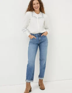 FatFace Nicole Embroidered Blouse|Women Shirts & Blouses