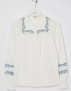 FatFace Nicole Embroidered Blouse|Women Shirts & Blouses