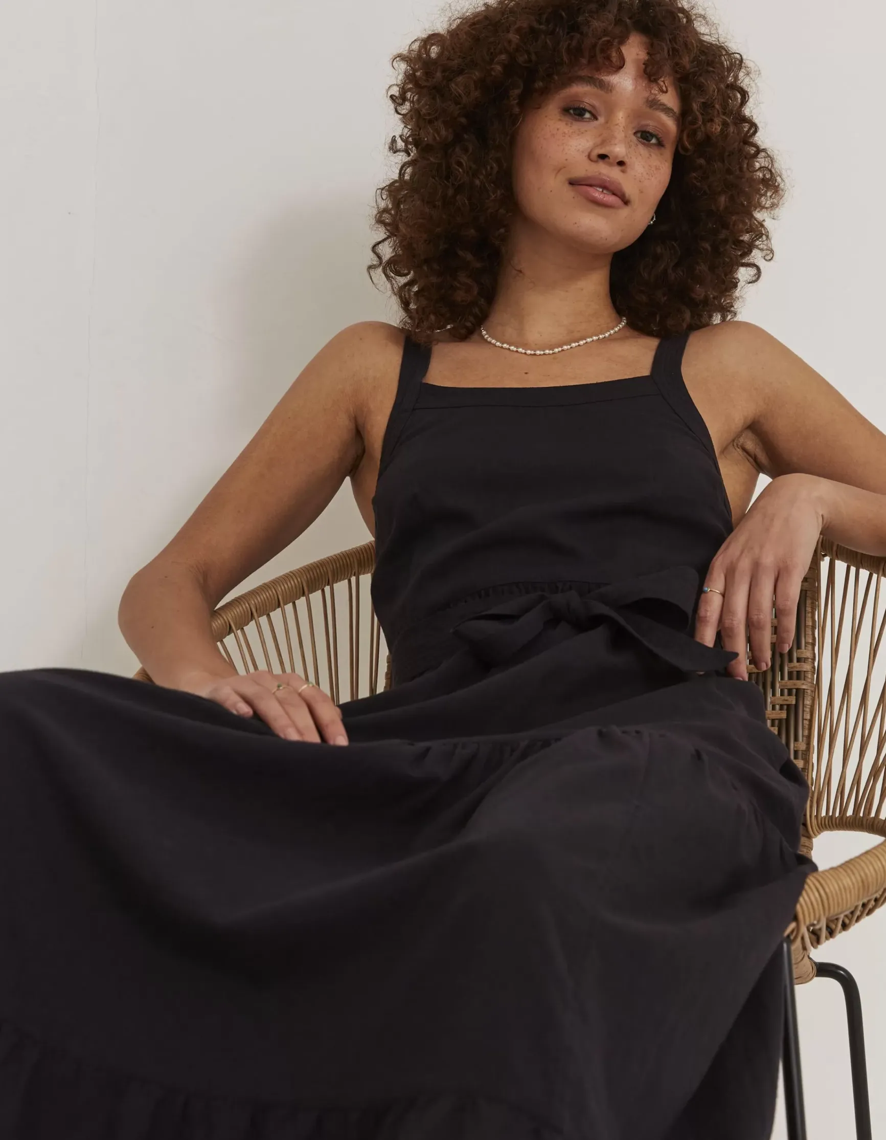 FatFace Nita Linen Blend Maxi Dress|Women Dresses