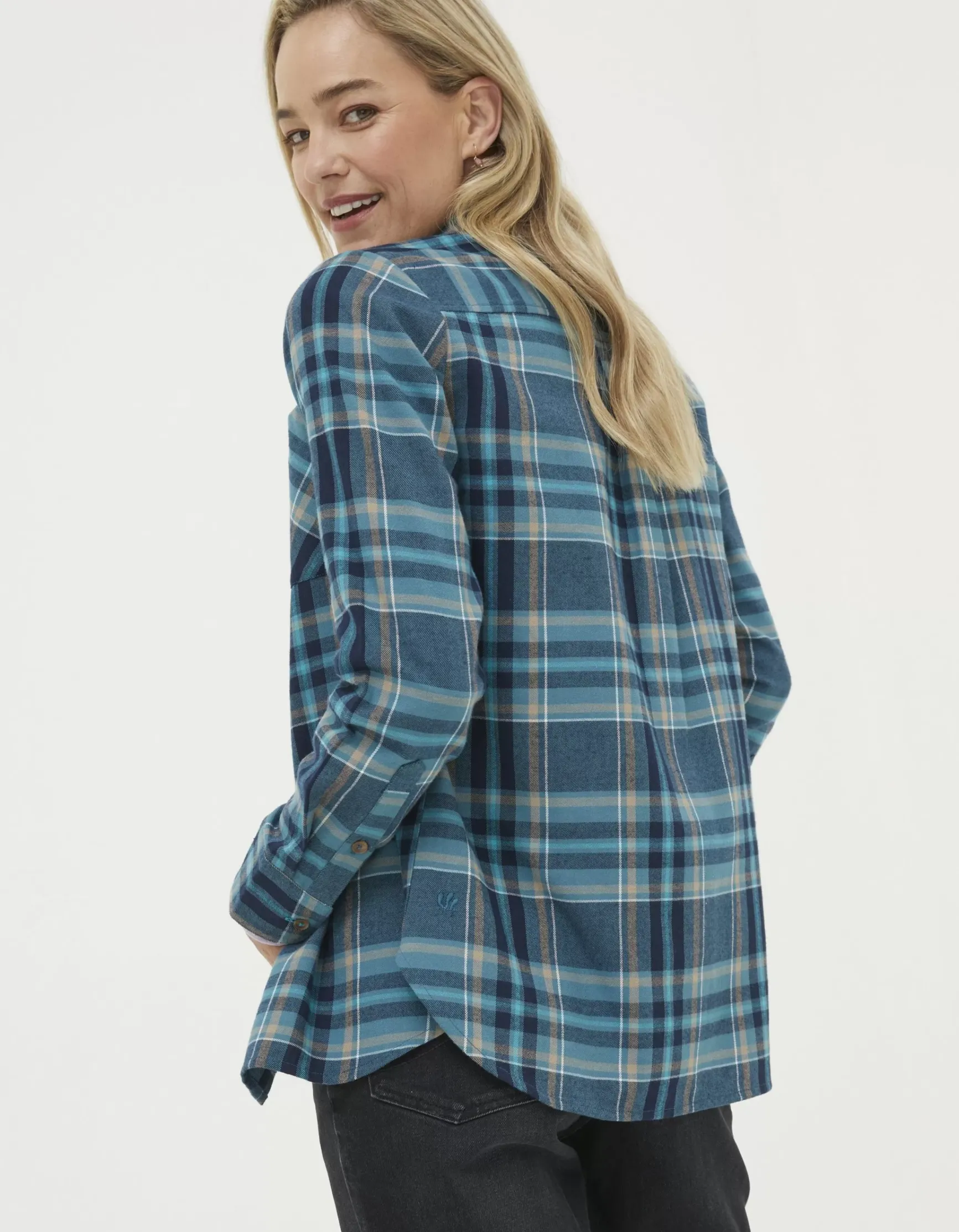 FatFace Olivia Check Shirt|Women Shirts & Blouses