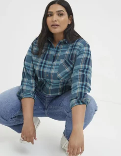 FatFace Olivia Check Shirt|Women Shirts & Blouses