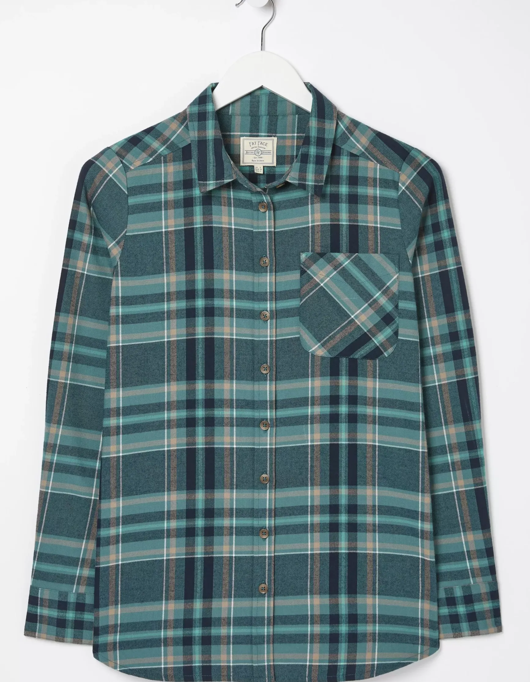 FatFace Olivia Check Shirt|Women Shirts & Blouses