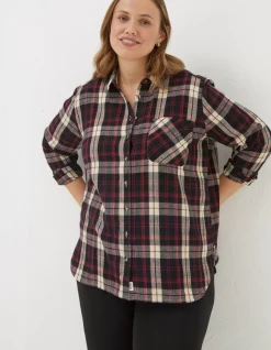 FatFace Olivia Check Shirt|Women Shirts & Blouses
