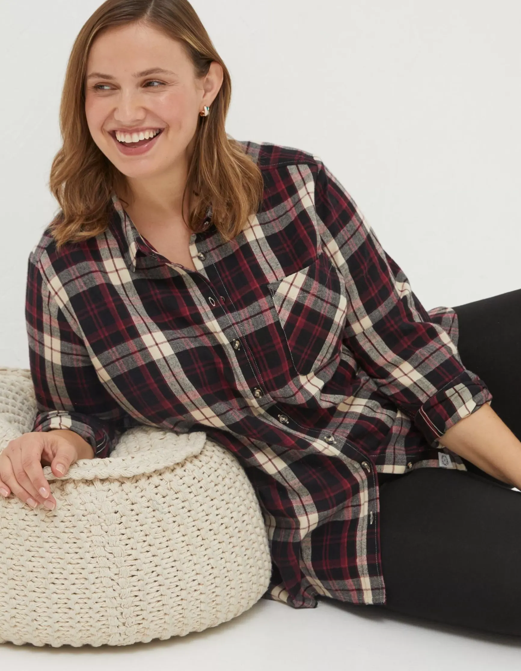 FatFace Olivia Check Shirt|Women Shirts & Blouses