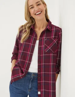 FatFace Olivia Check Shirt|Women Shirts & Blouses