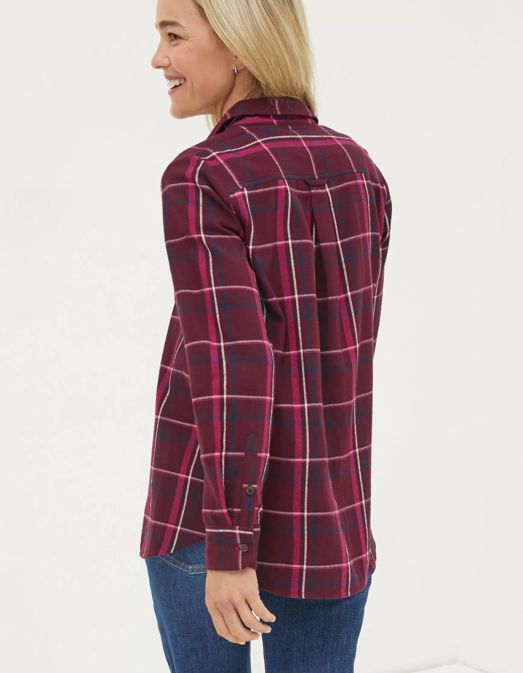 FatFace Olivia Check Shirt|Women Shirts & Blouses