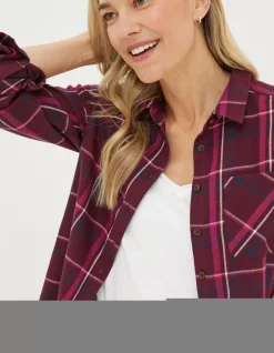 FatFace Olivia Check Shirt|Women Shirts & Blouses