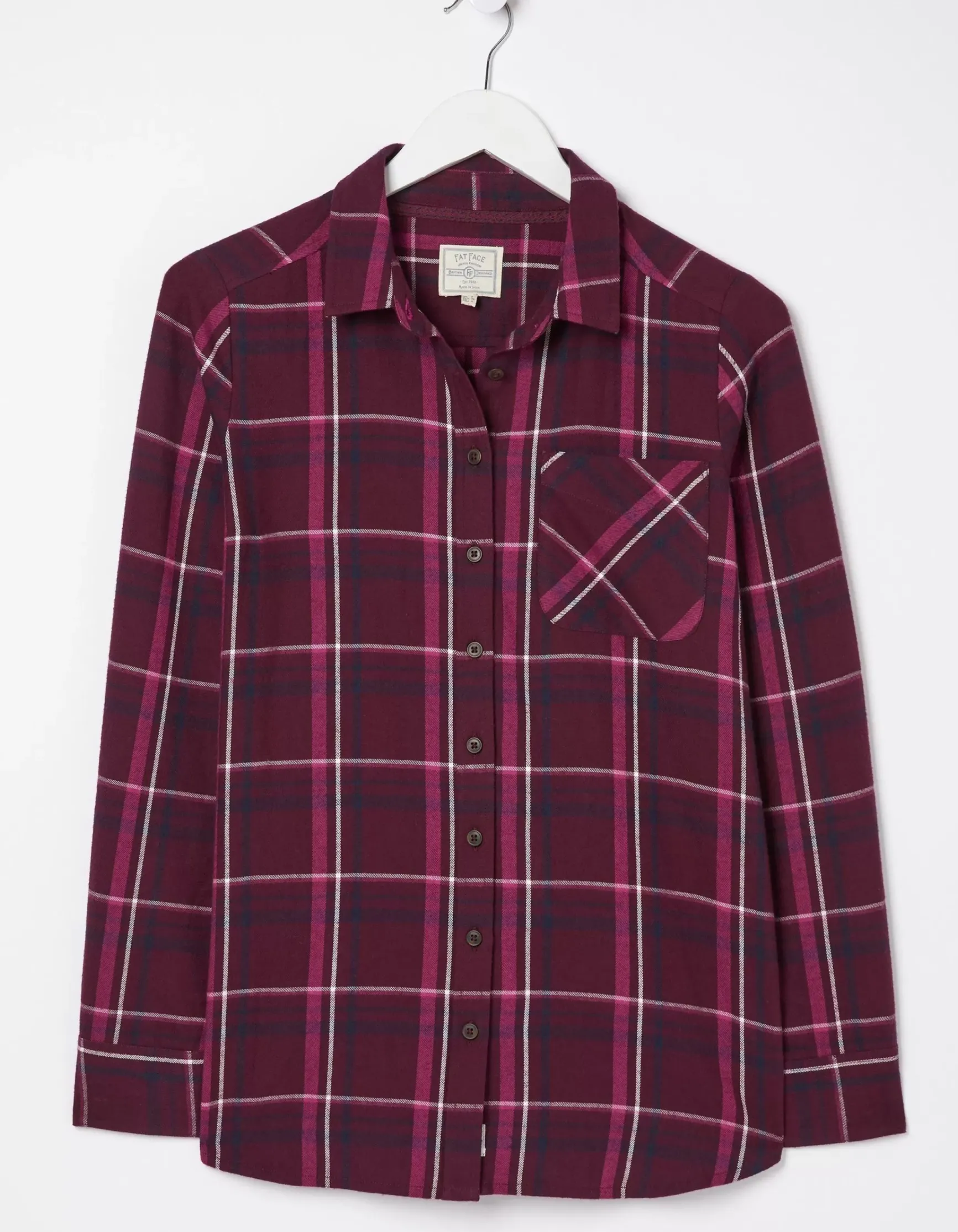 FatFace Olivia Check Shirt|Women Shirts & Blouses