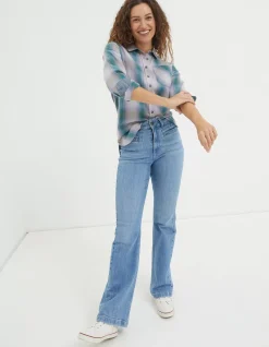 FatFace Olivia Check Shirt|Women Shirts & Blouses