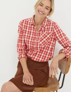 FatFace Olivia Check Shirt|Women Shirts & Blouses